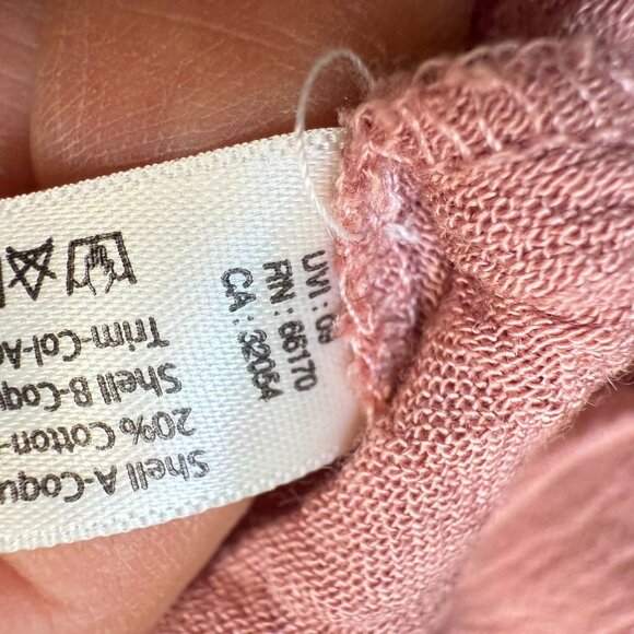 Free People One Lace Crochet Adella Slip Dress Women Medium Nude Pink - Picture 7 of 11